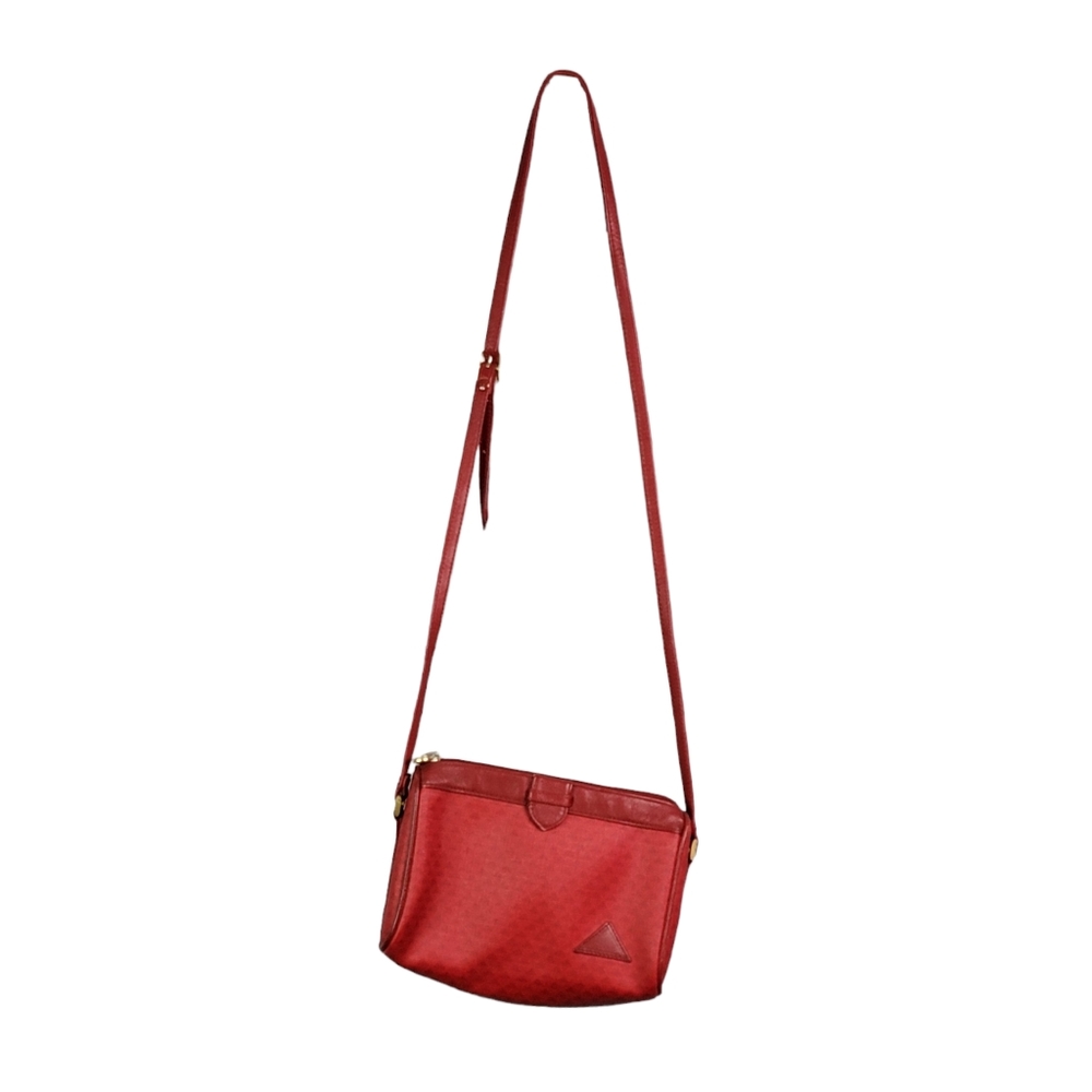 Liz Claiborne Vintage Red Crossbody Shoulder Bag Women's Purse Red - Picture 2 of 15